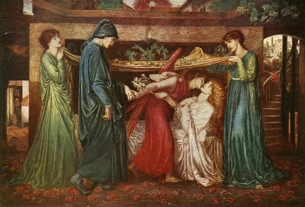 Dantes Dream, 1871, (c1912). Artist: Dante Gabriel Rossetti