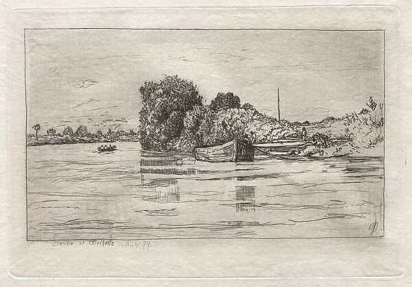 Danube at Walhalla, 1879. Creator: Otto H. Bacher (American, 1856-1909)
