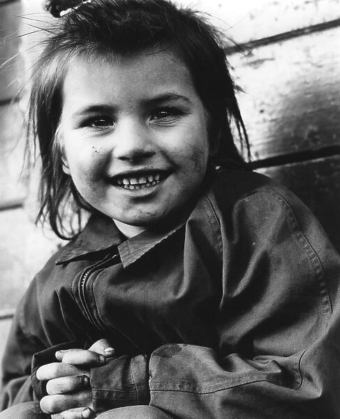 Daphne, gypsy girl, Newdigate, Surrey, 1960s