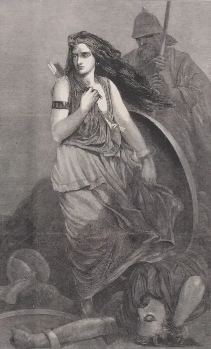 Framed Print : Dar-Thula, from Illustrated London News, July 27, 1861 Framed Print : Dar-Thula, from Illustrated London News, July 27, 1861