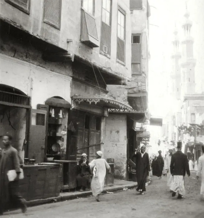 Framed Print : In the Darb-el-Ahmar, Cairo, Egypt, 20th century. Artist: J Dearden Holmes Framed Print : In the Darb-el-Ahmar, Cairo, Egypt, 20th century. Artist: J Dearden Holmes
