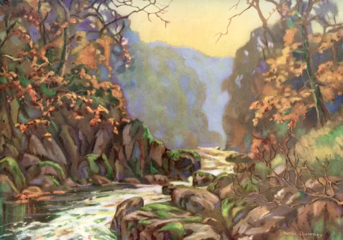 Framed Print : On the Dargle, County Wicklow, Ireland, 1924-1926. Artist: Catharine Chamney Framed Print : On the Dargle, County Wicklow, Ireland, 1924-1926. Artist: Catharine Chamney