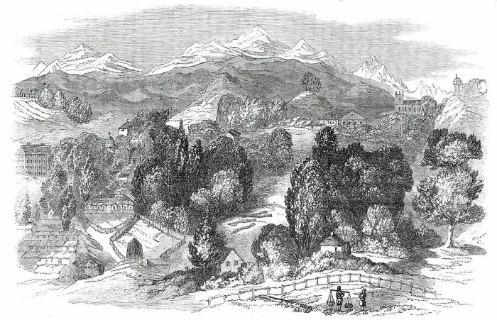 Framed Print : Darjeeling, or The Bright Spot, 1850. Creator: Unknown. Darjeeling, or The Bright Spot, 1850. Creator: Unknown Framed Print : Darjeeling, or The Bright Spot, 1850. Creator: Unknown. Darjeeling, or The Bright Spot, 1850. Creator: Unknown