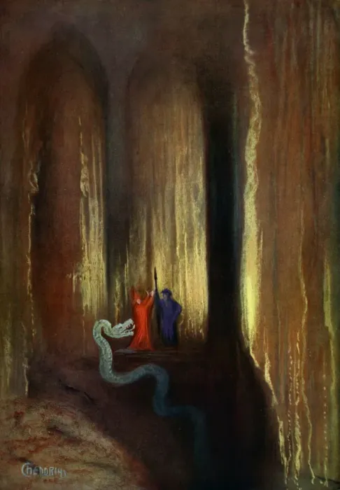 Framed Print : Dark Cavern, 1906 Framed Print : Dark Cavern, 1906