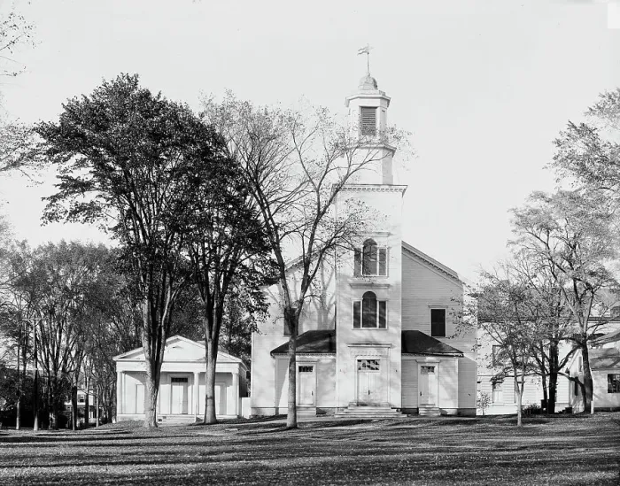 Framed Print : Dartmouth College Church (i.e. Church of Christ), between 1900 and 1906. Creator: Unknown Framed Print : Dartmouth College Church (i.e. Church of Christ), between 1900 and 1906. Creator: Unknown
