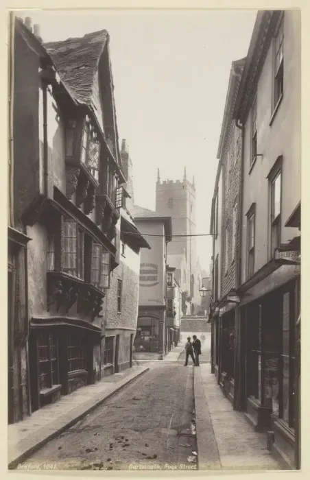 Framed Print : Dartmouth, Foss Street, 1860 / 94. Creator: Francis Bedford Framed Print : Dartmouth, Foss Street, 1860 / 94. Creator: Francis Bedford