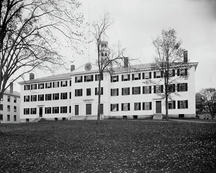 Framed Print : Dartmouth Hall, Dartmouth College, ca 1900. Creator: Unknown Framed Print : Dartmouth Hall, Dartmouth College, ca 1900. Creator: Unknown