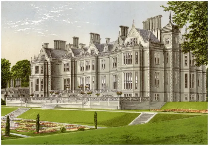 Framed Print : Dartrey, County Monaghan, Ireland, home of the Earl of Dartrey, c1880 Framed Print : Dartrey, County Monaghan, Ireland, home of the Earl of Dartrey, c1880