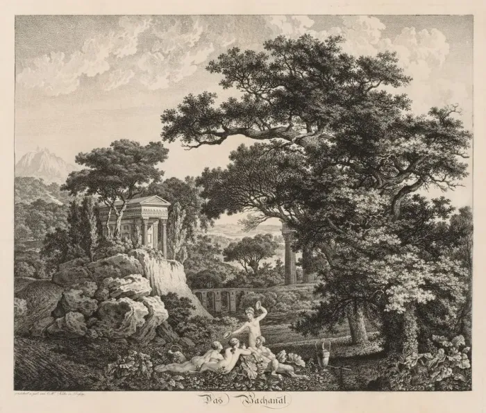 Framed Print : Das Bachanal. Creator: Carl Wilhelm I Kolbe (German, 1757-1835) Framed Print : Das Bachanal. Creator: Carl Wilhelm I Kolbe (German, 1757-1835)