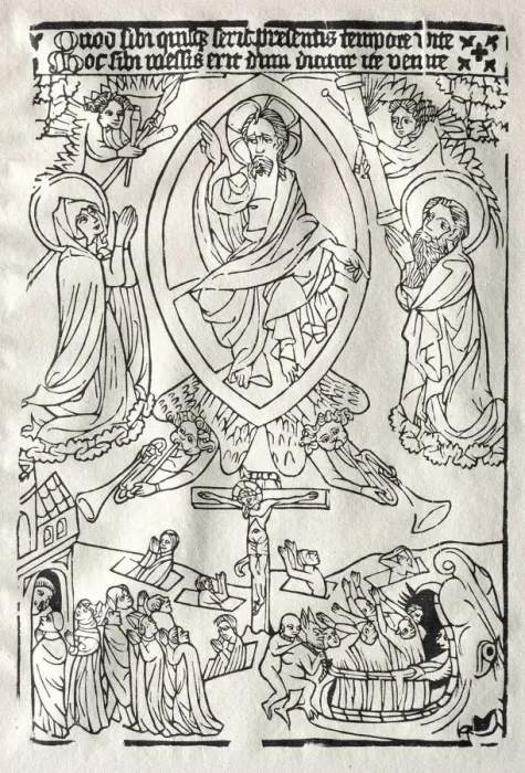 Framed Print : Das Jüngste Gericht, c. 1430. Creator: Unknown