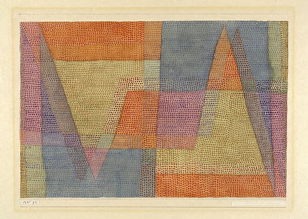 Das Licht und die Scharfen (La lumiere et les aretes), 1935. Creator: Klee