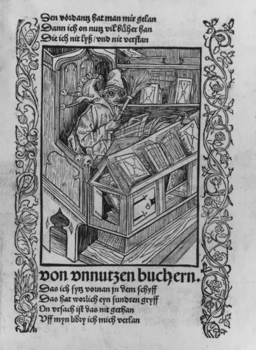 Framed Print : Das Narrenschyff, 1495. 1495. Creator: Albrecht Durer Framed Print : Das Narrenschyff, 1495. 1495. Creator: Albrecht Durer