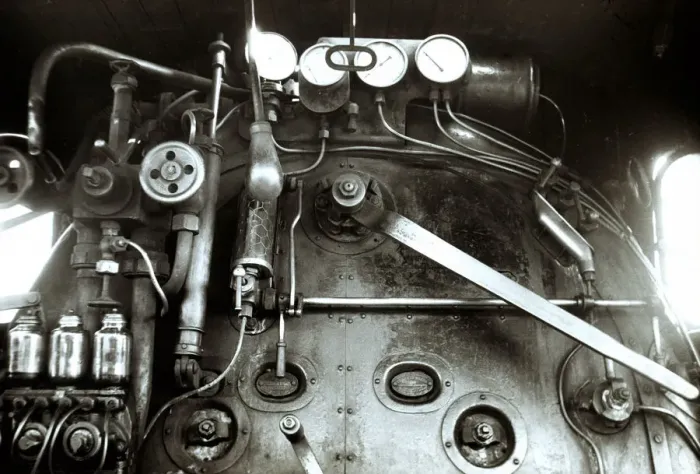 Framed Print : Dashboard of a steam train engine Framed Print : Dashboard of a steam train engine