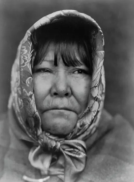 Framed Print : Datsolali, Washo basket-maker, c1924. Creator: Edward Sheriff Curtis Framed Print : Datsolali, Washo basket-maker, c1924. Creator: Edward Sheriff Curtis
