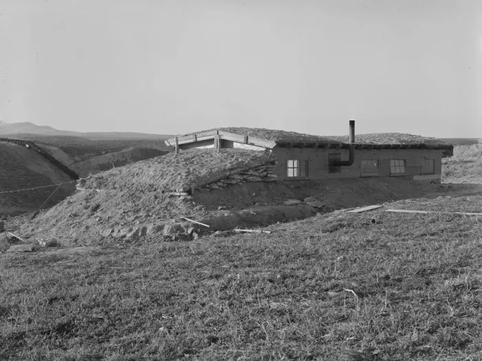 Framed Print : The Daugherty home, Warm Springs district, Malheur County, Oregon, 1939. Creator: Dorothea Lange Framed Print : The Daugherty home, Warm Springs district, Malheur County, Oregon, 1939. Creator: Dorothea Lange