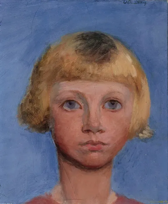 Framed Print : Daughter of the Artist, 1929. Creator: William Lonnberg Framed Print : Daughter of the Artist, 1929. Creator: William Lonnberg