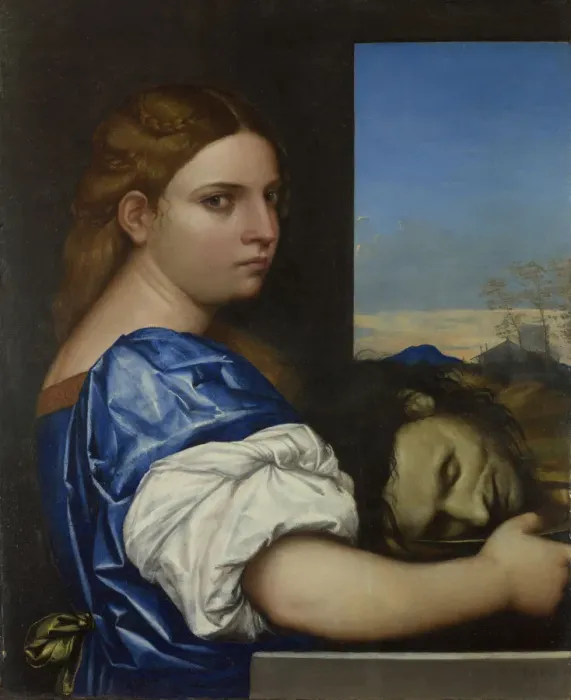Framed Print : The Daughter of Herodias, 1510. Artist: Piombo, Sebastiano, del (1485-1547) Framed Print : The Daughter of Herodias, 1510. Artist: Piombo, Sebastiano, del (1485-1547)