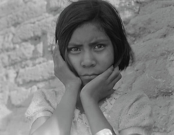 Daughter of Mexican field laborer, Near Chandler, Arizona, 1937. Creator: Dorothea Lange