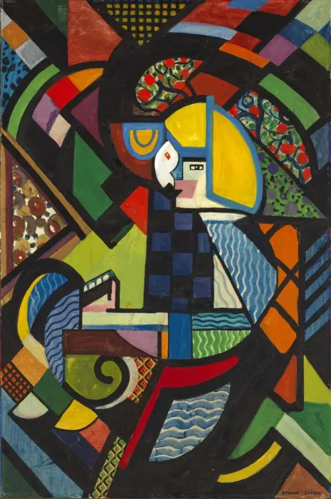 Framed Print : Daughter in a Rocker, 1917-1918. Creator: Henry Lyman Sayen Framed Print : Daughter in a Rocker, 1917-1918. Creator: Henry Lyman Sayen