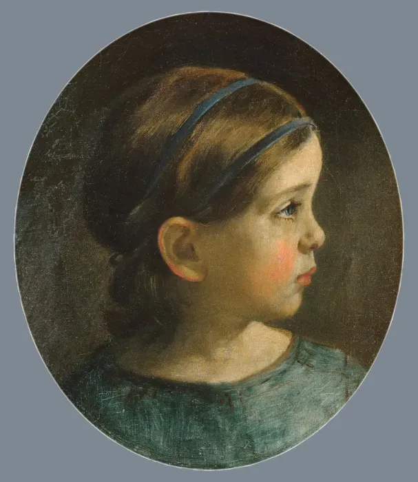 Framed Print : Daughter of William Page (Probably Mary Page), ca. 1840. Creator: William Page Framed Print : Daughter of William Page (Probably Mary Page), ca. 1840. Creator: William Page
