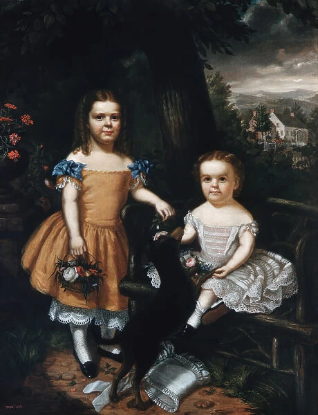 The Daughters of Daniel T. MacFarlan, 1857. Creator: Theodore E. Pine