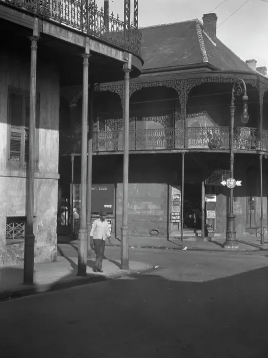 Framed Print : Dauphine Street, New Orleans, between 1920 and 1926. Creator: Arnold Genthe Framed Print : Dauphine Street, New Orleans, between 1920 and 1926. Creator: Arnold Genthe