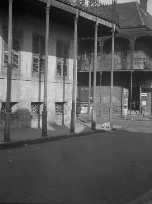 Framed Print : Dauphine Street, New Orleans, between 1920 and 1926. Creator: Arnold Genthe Framed Print : Dauphine Street, New Orleans, between 1920 and 1926. Creator: Arnold Genthe