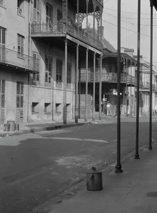 Framed Print : Dauphine Street, New Orleans, between 1920 and 1926. Creator: Arnold Genthe Framed Print : Dauphine Street, New Orleans, between 1920 and 1926. Creator: Arnold Genthe