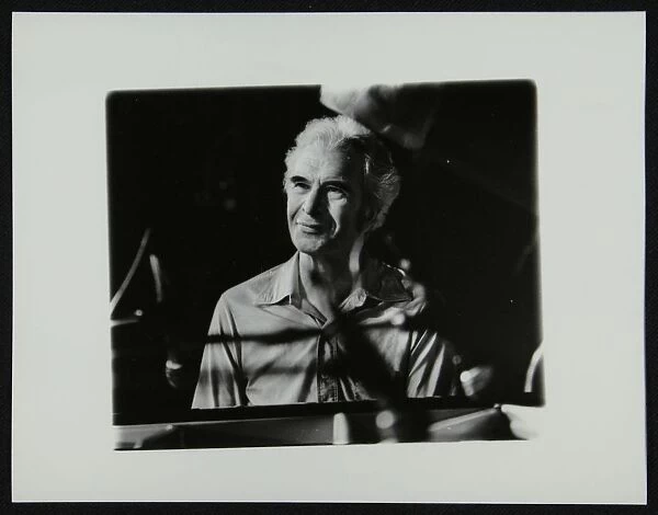 Dave Brubeck at the piano, Stroud Leisure Centre, Gloucestershire, 23 May 1981. Artist