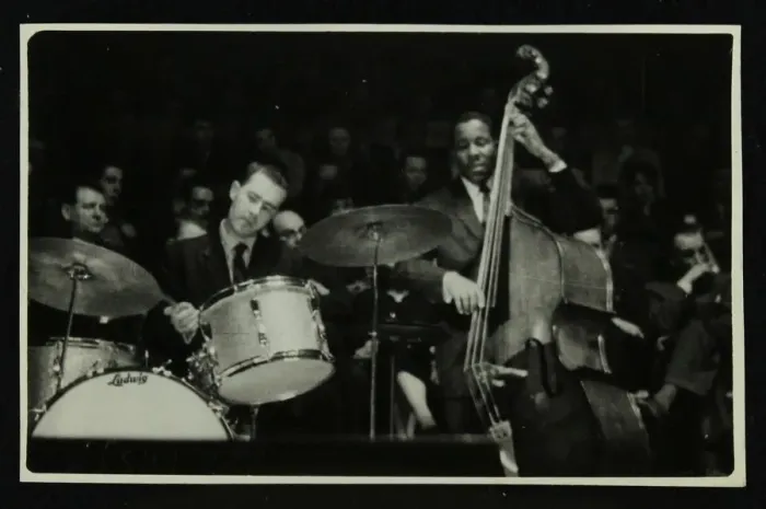 Framed Print : The Dave Brubeck Quartet in concert at Colston Hall, Bristol, 1958 Framed Print : The Dave Brubeck Quartet in concert at Colston Hall, Bristol, 1958