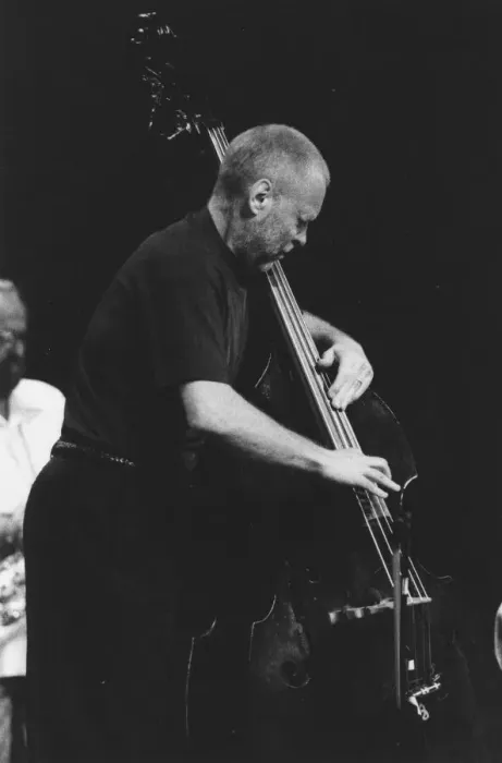 Framed Print : Dave Holland, The Grand, Clapham, London, 1995. Creator: Brian Foskett Framed Print : Dave Holland, The Grand, Clapham, London, 1995. Creator: Brian Foskett