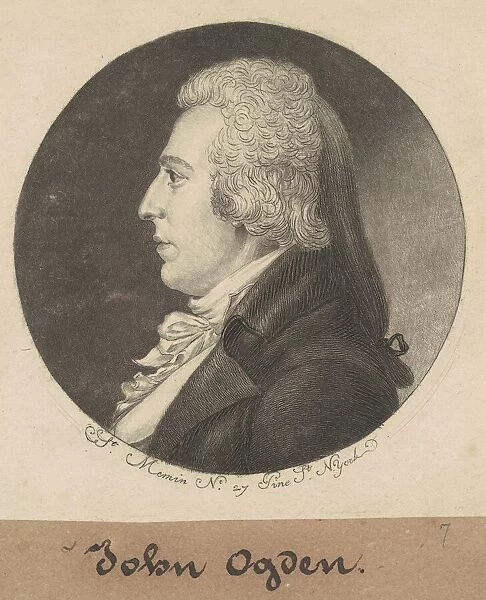 David A. Ogden, 1798. Creator: Charles Balthazar Julien Fevret de Saint-Memin