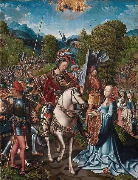 David and Abigail, 1485-1533. Creator: Jacob Cornelisz. van Oostsanen