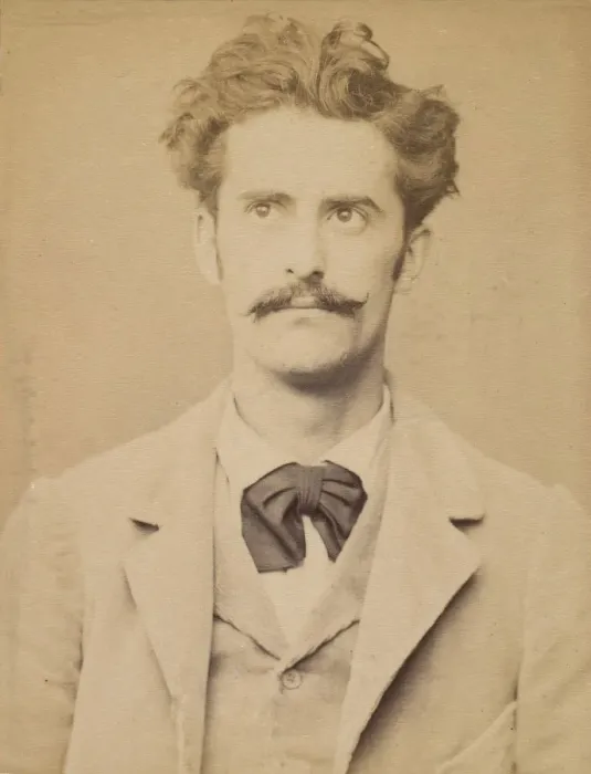 Framed Print : David. Armand, Auguste. 27 ans, ne a Gien (Loiret). Faiencier. Anarchiste Framed Print : David. Armand, Auguste. 27 ans, ne a Gien (Loiret). Faiencier. Anarchiste