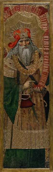 Framed Print : David. Artist: Gasco, Joan (active 1500-1529) Framed Print : David. Artist: Gasco, Joan (active 1500-1529)