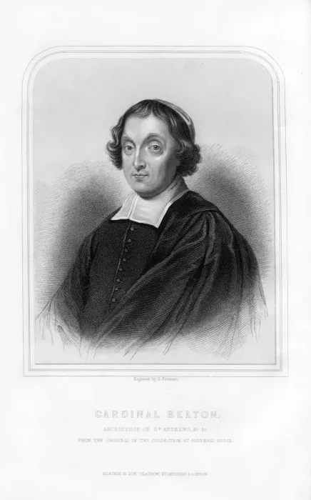 Framed Print : David Beaton, Archbishop of St Andrews, (1870). Artist:s Freeman Framed Print : David Beaton, Archbishop of St Andrews, (1870). Artist:s Freeman