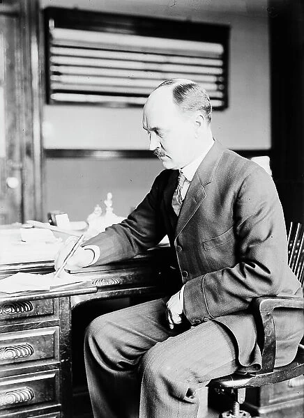 David Franklin Houston, Secretary of Agriculture, 1913. Creator: Harris & Ewing. David Franklin Houston, Secretary of Agriculture, 1913. Creator: Harris & Ewing
