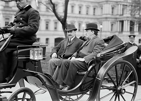 David Franklin Houston, Secretary of Agriculture, Left, with Attorney General McReynolds, 1914. Creator: Harris & Ewing. David Franklin Houston, Secretary of Agriculture, Left, with Attorney General McReynolds, 1914. Creator: Harris & Ewing