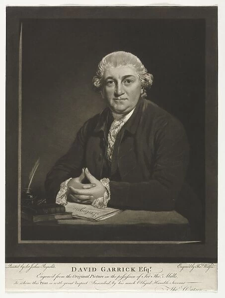 David Garrick, 1779. Creator: Thomas Watson (British, 1743 (?)-1781)