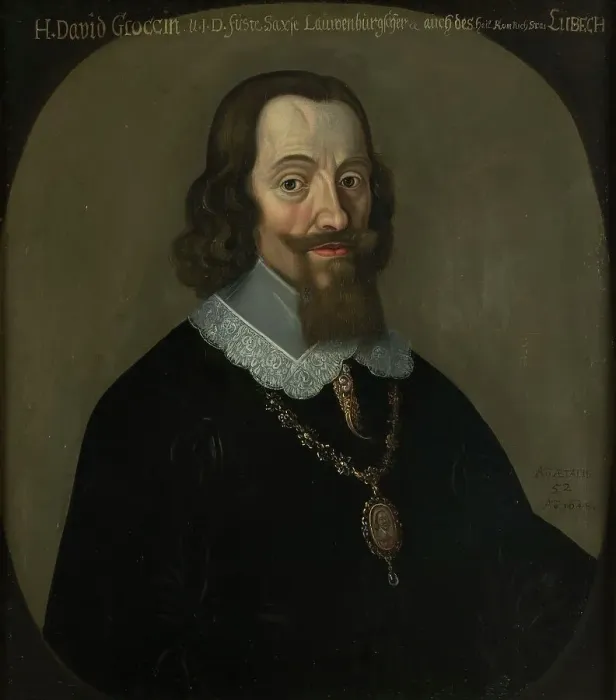 Framed Print : David Gloxin, c17th century. Creator: Anon Framed Print : David Gloxin, c17th century. Creator: Anon