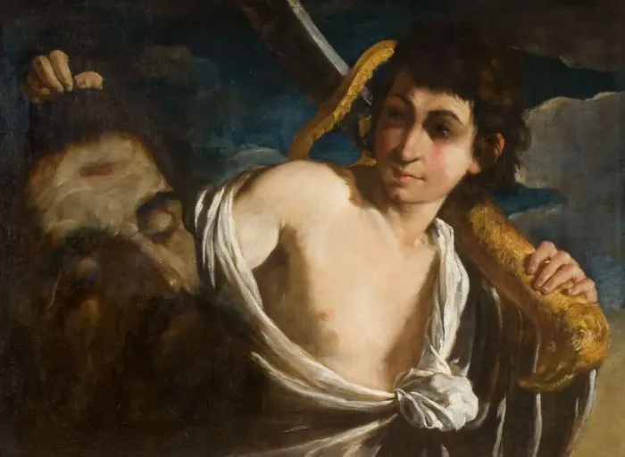Framed Print : David with the Head of Goliath, 1630-1660. Creator: Giuseppe Caletti Framed Print : David with the Head of Goliath, 1630-1660. Creator: Giuseppe Caletti