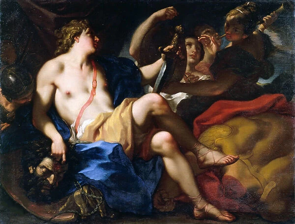 David with the Head of Goliath, ca. 1718-1719. Creator: Balestra, Antonio (1666-1740)