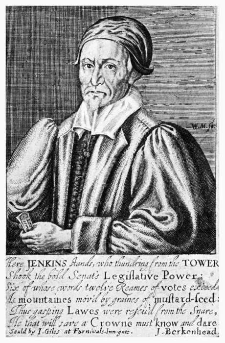Framed Print : David Jenkins, 17th century Welsh judge, c1905 Framed Print : David Jenkins, 17th century Welsh judge, c1905