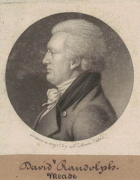 David Meade Randolph, 1807. Creator: Charles Balthazar Julien Fevret de Saint-Mé
