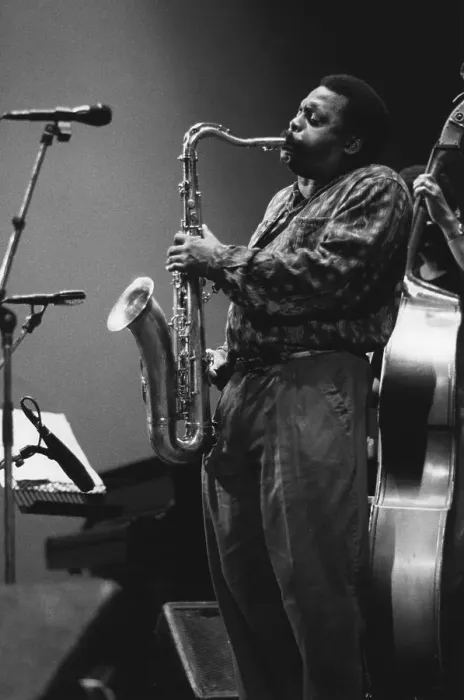Framed Print : David Murray, North Sea Jazz Festival, Netherlands, 1993. Creator: Brian Foskett Framed Print : David Murray, North Sea Jazz Festival, Netherlands, 1993. Creator: Brian Foskett
