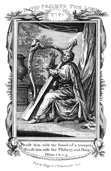 Framed Print : David Praising the Lord, c1808 Framed Print : David Praising the Lord, c1808