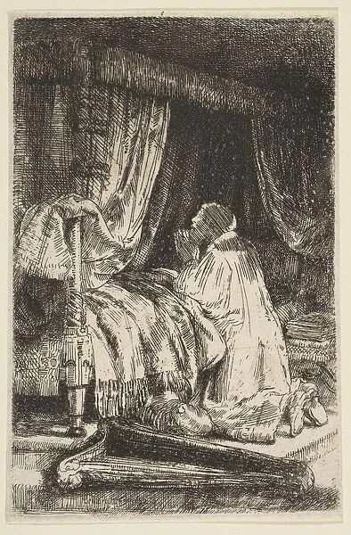 David in Prayer, 1652. Creator: Rembrandt Harmensz van Rijn