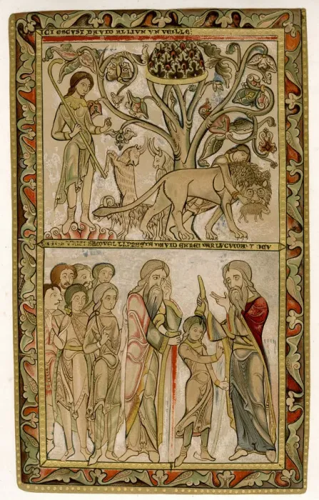 Framed Print : David and Samuel, 1121-1161 Framed Print : David and Samuel, 1121-1161
