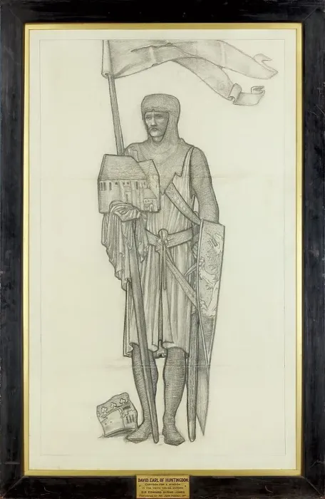 Framed Print : David of Scotland, Earl of Huntingdon, 1888. Creator: Sir Edward Coley Burne-Jones Framed Print : David of Scotland, Earl of Huntingdon, 1888. Creator: Sir Edward Coley Burne-Jones
