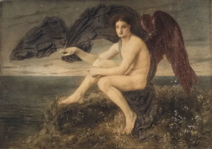 Framed Print : Dawn, 1871. Creator: Simeon Solomon Framed Print : Dawn, 1871. Creator: Simeon Solomon